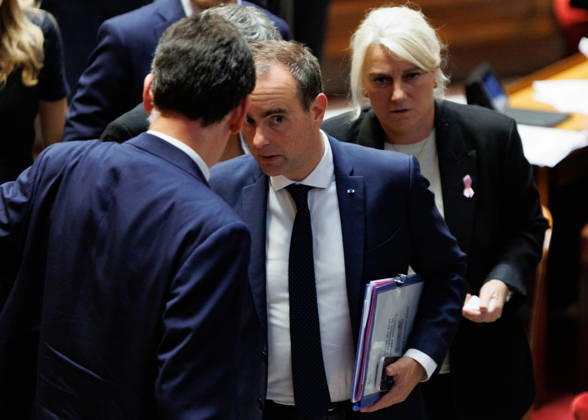 October 13, 2026: PRIME MINISTER SÃ bastien LECORNU during a question and answer session with the government at the National Assembly in Paris, on October 13, 2026. - ZUMAs287 20261013_zip_s287_051 Copyright: xSadakxSouicix