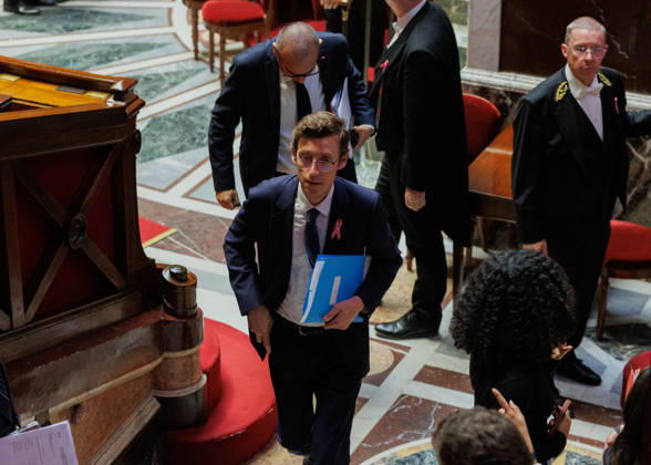 October 13, 2026: douard Geffray, the Minister of National Education during a question and answer session with the government at the National Assembly in Paris, on October 13, 2026. - ZUMAs287 20261013_zip_s287_062 Copyright: xSadakxSouicix