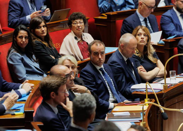 October 13, 2026: PRIME MINISTER SÃ bastien LECORNU during a question and answer session with the government at the National Assembly in Paris, on October 13, 2026. - ZUMAs287 20261013_zip_s287_066 Copyright: xSadakxSouicix