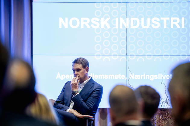Norsk Industri Offshore s open members meeting, Oslo, October 15, 2026. Harald Solberg, CEO of Norsk Industri, at Norsk Industri Offshore’s open members’ meeting at Naeringslivets hus Photo: Stian Lysberg Solum, NTB, Oslo, Norway HKaAv0g40J0 EDITORIAL USE ONLY Ref BUSHKaAv0g40J0 jpg  Copyright: xStianxLysbergxSolumx xNTBx