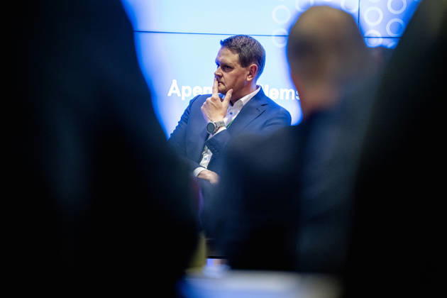 Norsk Industri Offshore s open members meeting, Oslo, October 15, 2026. Harald Solberg, CEO of Norsk Industri, at Norsk Industri Offshore’s open members’ meeting at Naeringslivets hus Photo: Stian Lysberg Solum, NTB, Oslo, Norway DdY6lmvpQas EDITORIAL USE ONLY Ref BUSDdY6lmvpQas jpg  Copyright: xStianxLysbergxSolumx xNTBx