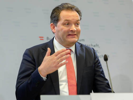 October 15, 2026: Press conference at the BMLUK (Federal Ministry of Agriculture and Forestry, Climate and Environmental Protection, Regions, and Water Management Norbert Totschnig (ÖVP) on October 15, 2026, at the press conference on the federal government’s 2027 Reconstruction Initiative at the Federal Ministry of Agriculture and Forestry, Climate and E