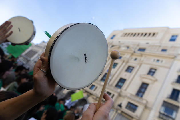October 15, 2026, Madrid, Madrid, SPAIN: On the second day of an indefinite teachers strike, thousands of educators gathered in front of the Madrid regional Department of Education. They are demanding better working conditions and school facilities, as well as an increase in the public education budgetÃ¢â‚¬in contrast to the subsidies provided to private education. Madrid SPAIN  - ZUMAl221 20261015_zip_l221_003 Copyright: xIgnacioxLopezxIsasmendix