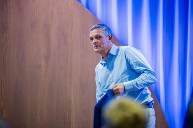 Norsk Industri Offshore s open members meeting, Oslo, October 15, 2026. Bjarne Schieldrop, chief analyst at SEB, at Norsk Industri Offshore’s open members’ meeting at Naeringslivets hus Photo: Stian Lysberg Solum, NTB, Oslo, Norway NyTBAwhB2xU EDITORIAL USE ONLY Ref BUSNyTBAwhB2xU jpg  Copyright: xStianxLysbergxSolumx xNTBx