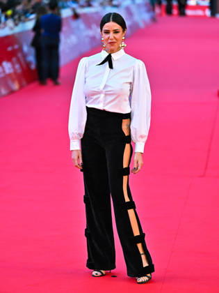 IPA89722087 - Rome, 2026 Film Festival - Evening 3 - Red Carpet for the film *SKEJTANJETO NE E ZA DEVOJÄaINJA* (*SKATEBOARDING IS NOT FOR GIRLS*) In the photo: Alessia Fabiani  Copyright: xMaurizioxD™Avanzox xPoolxRomaxFilmxFestx2026x IPA89722087