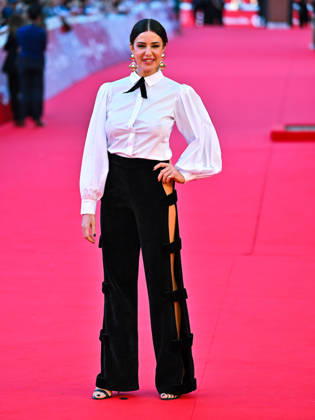 IPA89722089 - Rome, 2026 Film Festival - Evening 3 - Red Carpet for the film *SKEJTANJETO NE E ZA DEVOJÄaINJA* (*SKATEBOARDING IS NOT FOR GIRLS*) In the photo: Alessia Fabiani  Copyright: xMaurizioxD™Avanzox xPoolxRomaxFilmxFestx2026x IPA89722089