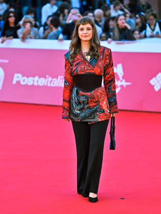 IPA89722124 - Rome, 2026 Film Festival Evening 3 Red Carpet for the film *SKEJTANJETO NE E ZA DEVOJÄaINJA* (*SKATEBOARDING IS NOT FOR GIRLS*) Pictured: Dina Duma  Copyright: xMaurizioxD™Avanzox xPoolxRomaxFilmxFestx2026x IPA89722124