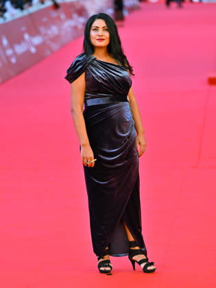 IPA89722281 - Rome, 2026 Film Festival - Evening 3 - Red Carpet for the film *SKEJTANJETO NE E ZA DEVOJÄaINJA* (*SKATEBOARDING IS NOT FOR GIRLS*) In the photo: Simonida Selimovic  Copyright: xMaurizioxD™Avanzox xPoolxRomaxFilmxFestx2026x IPA89722281