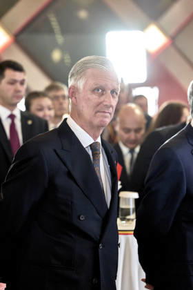 Belgian Royal Couple s State Visit to Central Asia - Day 3 - Kazakhstan King Philippe of Belgium and Queen Mathilde participate in a Belgian official reception at the St. Regis Hotel during their visit to Kazakhstan on October 13, 2026, alongside Kazakh President Kassym-Jomart Tokayev. Photo by Olivier Polet ABACAPRESS.COM Kazakhstan Copyright: xPoletxOlivier ABACAx