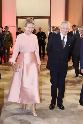 Belgian Royal Couple s State Visit to Central Asia - Day 3 - Kazakhstan King Philippe of Belgium and Queen Mathilde participate in a Belgian official reception at the St. Regis Hotel during their visit to Kazakhstan on October 13, 2026, alongside Kazakh President Kassym-Jomart Tokayev. Photo by Olivier Polet ABACAPRESS.COM Kazakhstan Copyright: xPoletxOlivier ABACAx
