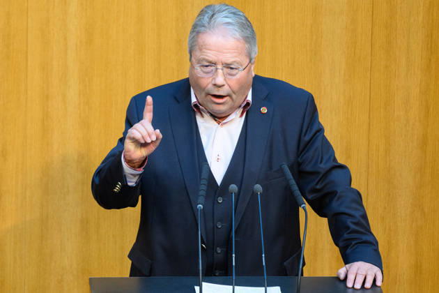 Vienna, October 15, 2026—103rd Session of the National Council PHOTO: Rep. Franz Hörl (ÖVP) 103rd Session of the National Council; National Council, National Council session, parliamentary session, parliament, plenary session; 103rd Session of the National Council