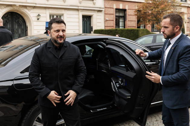 NATO Secretary General Mark Rutte meets with Ukrainian President Volodymyr Zelenskyy at the NATO Secretary General s Residence in Brussels, Belgium, on October 15, 2026. NATO via Bestimage, Brussels, Belgium  Copyright: xNATOxviaxBestimagexNATOxviaxBestimagex