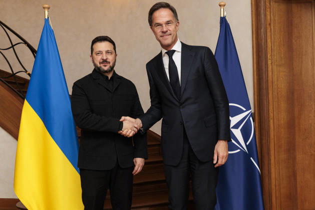 News Bilder des Tages NATO Secretary General Mark Rutte meets with Ukrainian President Volodymyr Zelenskyy at the NATO Secretary General s Residence in Brussels, Belgium, on October 15, 2026. NATO via Bestimage, Brussels, Belgium  Copyright: xNATOxviaxBestimagexNATOxviaxBestimagex
