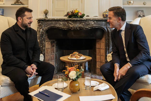 NATO Secretary General Mark Rutte meets with Ukrainian President Volodymyr Zelenskyy at the NATO Secretary General s Residence in Brussels, Belgium, on October 15, 2026. NATO via Bestimage, Brussels, Belgium  Copyright: xNATOxviaxBestimagexNATOxviaxBestimagex