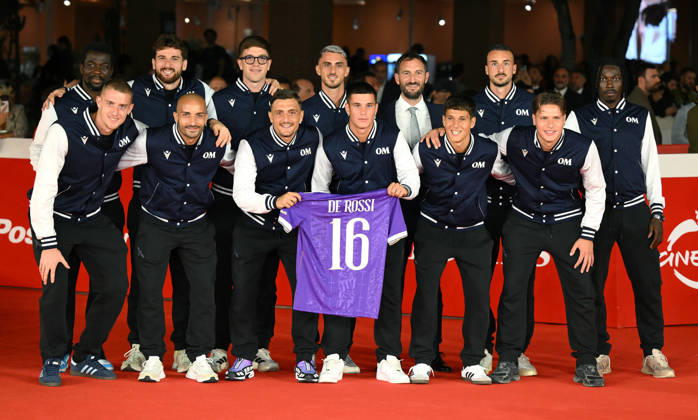 October 15, 2026, Rome, ITALY: Ostiamare soccer players arrive for the screening of the series Radici™ at the 21st annual Rome International Film Festival in Rome, Italy, 15 October 2026. The Festa del Cinema di Roma runs from 13 to 25 October 2026. ANSA ETTORE FERRARI. Rome ITALY  - ZUMAa110 20261015_zaf_a110_043 Copyright: xEttorexFerrarix