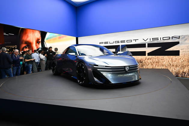 Paris Motor Show 2026 Peugeot Vision at the International Motor Show 2026 in Paris Porte de Versailles on October 15,2026. Photo by Tomas Stevens ABACAPRESS.COM Paris France  Copyright: xStevensxTomas ABACAx