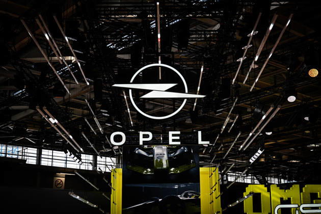 Paris Motor Show 2026 Opel Automobile logo at the International Motor Show 2026 in Paris Porte de Versailles on October 15,2026. Photo by Tomas Stevens ABACAPRESS.COM Paris France  Copyright: xStevensxTomas ABACAx