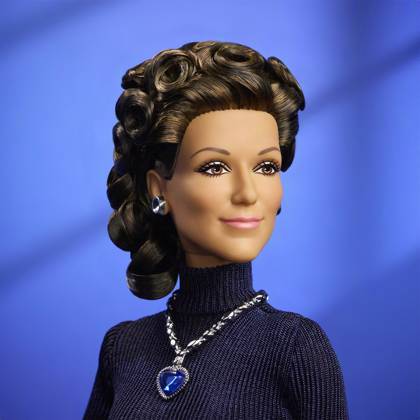 Céline Dion gets her own Barbie doll based on her 1998 Oscars look Céline Dion gets her own Barbie doll based on her 1998 Oscars look., , Toymaker Mattel has announced the legendary Canadian singer is being honored with a Barbie Signature doll., , Céline’s doll wears a long-sleeve navy-blue gown and a necklace inspired by the blue heart-shaped diamond necklace, capturing her look as My Heart Will Go On from movie blockbuster Titanic won Best Original Song at the 1998 Academy Awards., , Céline said: It is a true honor to join the Barbie legacy with a doll inspired by one of the most meaningful moments of my career., , I hope this doll inspires everyone to express themselves with confidence, follow their dreams and believe in the power of  Copyright: xThexMegaxAgencyxMattelxInc Megax