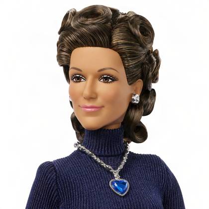 Céline Dion gets her own Barbie doll based on her 1998 Oscars look Céline Dion gets her own Barbie doll based on her 1998 Oscars look., , Toymaker Mattel has announced the legendary Canadian singer is being honored with a Barbie Signature doll., , Céline’s doll wears a long-sleeve navy-blue gown and a necklace inspired by the blue heart-shaped diamond necklace, capturing her look as My Heart Will Go On from movie blockbuster Titanic won Best Original Song at the 1998 Academy Awards., , Céline said: It is a true honor to join the Barbie legacy with a doll inspired by one of the most meaningful moments of my career., , I hope this doll inspires everyone to express themselves with confidence, follow their dreams and believe in the power of  Copyright: xThexMegaxAgencyxMattelxInc Megax