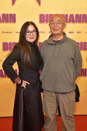 Liao Yiwu and his guests at the premiere of the documentary *Biermann* at Kino International in Berlin, October 15, 2026 Foto:xM.xBehrensx xFuturexImagex biermann_berlin_6069
