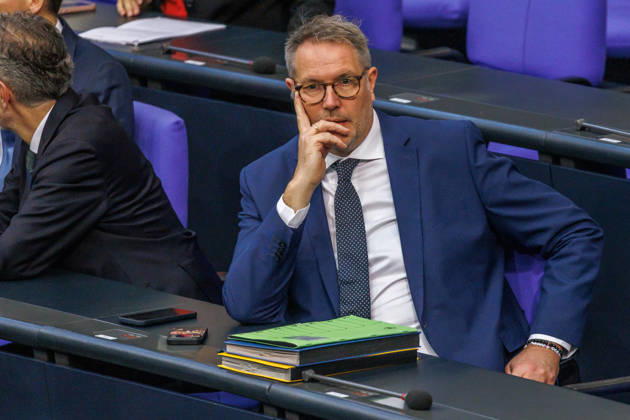 German Bundestag: Alexander Schweitzer (SPD), Federal Minister of Labor and Social Affairs, at the German Bundestag on October 16, 2026, in Berlin, Berlin, Berlin, Germany, Bundestag