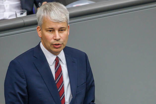 Bundestag Steffen Bilger, Federal Minister of Transportation, at the German Bundestag on October 16, 2026, in Berlin, Berlin, Germany, Bundestag