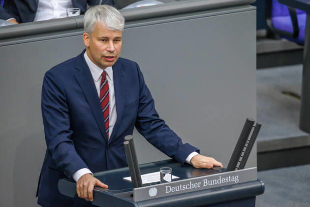 Bundestag Steffen Bilger, Federal Minister of Transportation, at the German Bundestag on October 16, 2026, in Berlin, Berlin, Germany, Bundestag