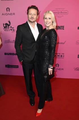 Roman Knizka and Franziska Hippe at the Tribute to Bambi 2026 at Fotografiska Berlin, Berlin, October 15, 2026 Foto:xN.xKubelkax xFuturexImagex bambi_6023