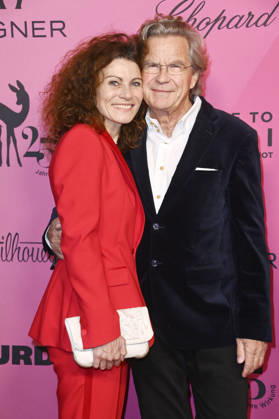 Andrea Bury and Florian Langenscheidt at the 2026 Tribute to Bambi at Fotografiska Berlin, Berlin, October 15, 2026 Foto:xN.xKubelkax xFuturexImagex bambi_6075