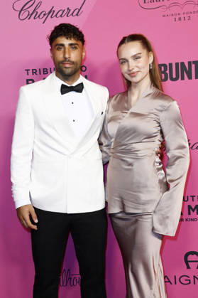 Nader El Jindaoui and Louisa El Jindaoui at the 2026 Tribute to Bambi at Fotografiska Berlin, Berlin, October 15, 2026 Foto:xN.xKubelkax xFuturexImagex bambi_6086