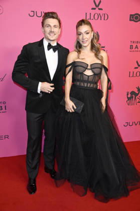 Chris Krömer and Sabrina Nickel at the 2026 Tribute to Bambi at Fotografiska Berlin, Berlin, October 15, 2026 Foto:xN.xKubelkax xFuturexImagex bambi_6092