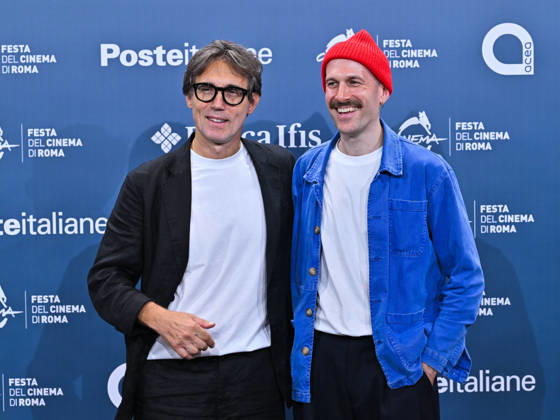 IPA89760888 - Roma Cinema Fest 2026. Day 4 Photocall for the film LORENZO THE INCREDIBLE ADVENTURE OF JOVANOTTI Pictured: Dario Zonta, Carlo Zoratti  Copyright: xMaurizioxD Avanzox xPoolxRomaxFilmxFestx2026x IPA89760888