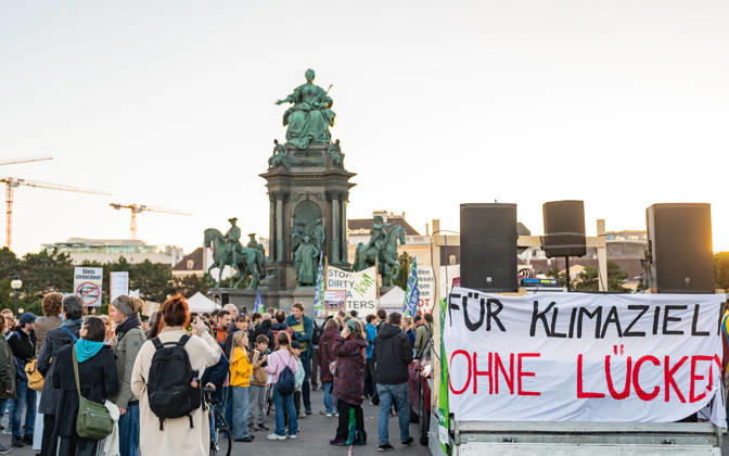 October 16, 2026 Fridays For Future Climate Strike Announcing Climate Action Isn’t Enough—Without Climate Action, Everything Is Nothing Participants in the Fridays For Future climate strike, under the slogan Announcing Climate Action Isn’t Enough—Without Climate Action, Everything Is Nothing, gathered on Prater Hauptallee near Praterst