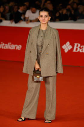 News - Rome Film Fest 2026 - Day 4 Ghjuvanna Benedetti attends the red carpet Iun Jeu Dangereux Premiere during the 21th Rome Film Fest at Auditorium Parco della Musica on October 16, 2026 in Rome, Italy. Rome Auditorium Parco della Musica Ennio Morricone Italy Copyright: xFabrizioxCorradettix xLiveMediax LPN_2748283