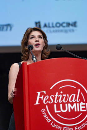 PEOPLE: Festival Lumiere - Lyon 10 10 2026 Irène Jacob attends the Lumiere Award Ceremony during the 18th Film Festival Lumiere on October 16, 2026 in Lyon, France. Photo by Sandrine Thesillat PsNewZ Copyright: xSandrinexThesillatx