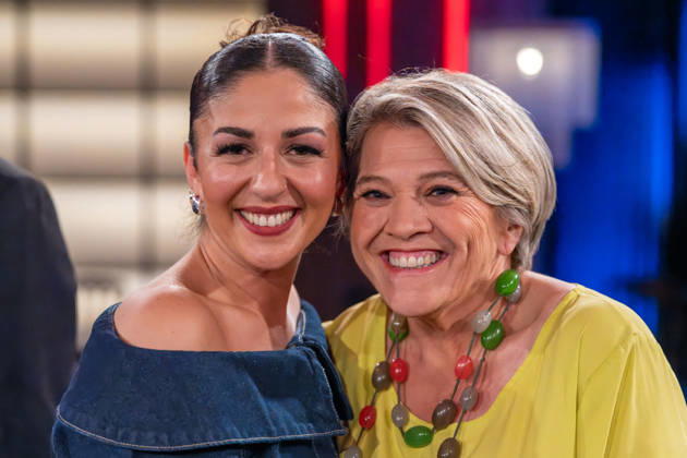 Cologne Get-Together on October 16, 2026. Pictured: Lea Linster, a top chef and restaurateur from Luxembourg as well as a cookbook author, pictured to the right of Tülin Sezgin. The former civil servant from Berlin knows how to captivate audiences as Conny from the Block and an Amtsfluencer. As always, Susan Link and Micky
