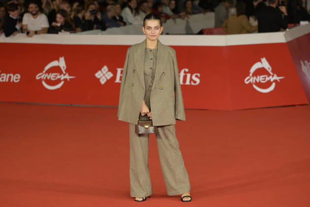 Un jeu dangereux red carpet in Rome, Italy - Ghjuvanna Benedetti attends the red carpet for the film Un jeu dangereux at the 2026 Rome Film Fest, held at the Auditorium Parco della Musica. Rome Italy Copyright: xMarioxCartellix xSOPAxImagesx _DSC1713