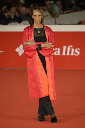 October 16, 2026, Rome, Italy: Karine Silla attends the red carpet for the film Un jeu dangereux at the 2026 Rome Film Fest, held at the Auditorium Parco della Musica. Rome Italy - ZUMAs197 20261016_aaa_s197_637 Copyright: xMarioxCartellix