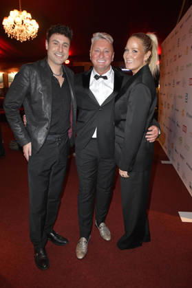 David Klee, Hubert Fella, and Janine Kunze at the 15th Diabetes Charity Gala 2026 at Bar jeder Vernunft in Berlin, October 16, 2026 Foto:xM.xBehrensx xFuturexImagex diabetes_6048