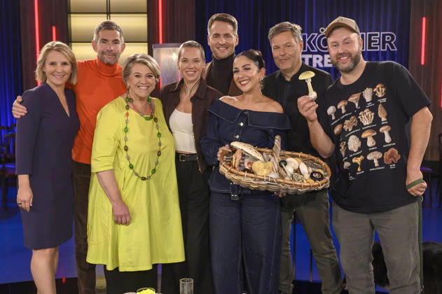 Susan Link, Micky Beisenherz, Lea Linster, Stefanie Heinzmann, Alexander Klaws, Tülin Sezgin, Robert Habeck, and Martin Maschka during the taping of the WDR talk show *Kölner Treff* at WDR Studio BS 3 in Cologne, October 16, 2026 Foto:xW.xRanderathx xFuturexImagex koelner_treff1610_6002