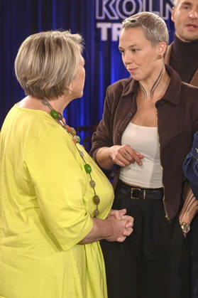 Stefanie Heinzmann and Lea Linster during the taping of the WDR talk show Kölner Treff at WDR Studio BS 3 in Cologne, October 16, 2026 Foto:xW.xRanderathx xFuturexImagex koelner_treff1610_6006