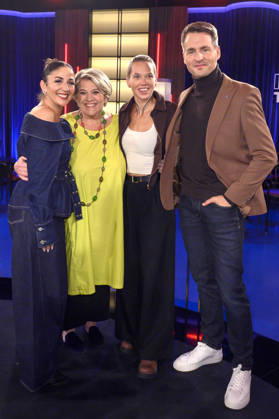 Tülin Sezgin, Lea Linster, Stefanie Heinzmann, and Alexander Klaws during the taping of the WDR talk show Kölner Treff at WDR Studio BS 3 in Cologne, October 16, 2026 Foto:xW.xRanderathx xFuturexImagex koelner_treff1610_6034