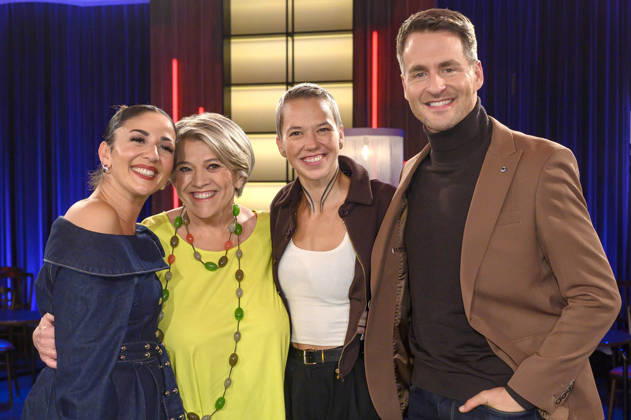 Tülin Sezgin, Lea Linster, Stefanie Heinzmann, and Alexander Klaws during the taping of the WDR talk show Kölner Treff at WDR Studio BS 3 in Cologne, October 16, 2026 Foto:xW.xRanderathx xFuturexImagex koelner_treff1610_6036