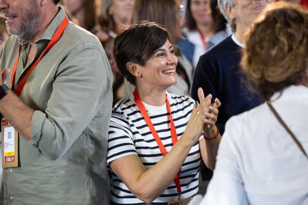 The PSOE Holds Its Federal Committee Meeting in Fuenlabrada, Madrid The Minister of Housing and Urban Agenda, Isabel Rodríguez, during the PSOE Federal Committee meeting at the Tomás y Valiente Art Center on October 17, 2026, in Fuenlabrada, Madrid, Spain. The Committee served to ratify the party’s candidate lists for the general election on November 29 and to endorse its Secretary General, Pedro Sánchez, as the candidate for President of the Government. OCTOBER 17, 2026 Jesús Hellí Fuenlabrada, Madrid Fuenlabrada, Madrid, Spain  Copyright: xJesusxHellinx 7851302