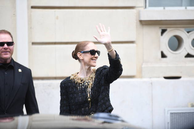Celine Dion Leaves Her Hotel For Her Last Concert in Paris - France Celine Dion spend time with fans before her last concert in Paris, at hotel Royal Monceau in Paris, France on October 17, 2026. Photo by Florian Poitout ABACAPRESS.COM Paris France  Copyright: xPoitoutxFlorian ABACAx