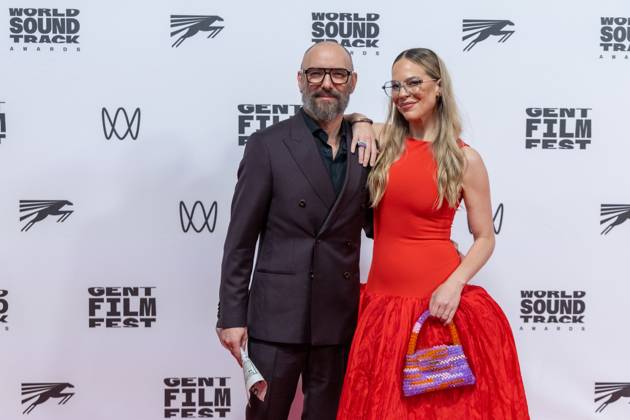 Director Michael R. Roskam and Eline De Munck pictured during the Gent International Film Festival on Saturday 17 October 2026. Tonight will feature a screening of Le Faux Soir, the new film of Belgian director Roskam.  NICOLASxMAETERLINCK 190136409
