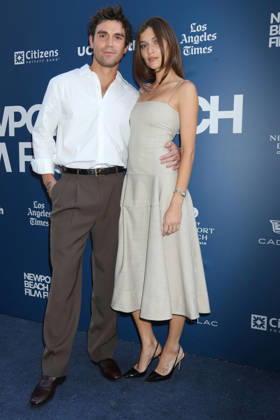 October 17, 2026, Newport Beach, Ca, USA: LOS ANGELES - OCT 17: KJ Apa, Renee Wilkins at the Newport Beach Film Festival Spotlight Award to KJ Apa and Jimmy Screening at the Lido Theater on October 17, 2026 in Newport Beach, CA Newport Beach USA  - ZUMAnc22 20261017_zaa_nc22_037 Copyright: xKathyxHutchinsx