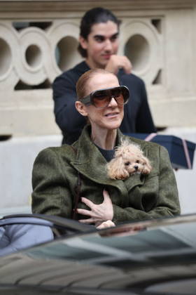 Céline Dion leaves the Royal Monceau hotel with her sons Nelson and Eddy and her dog the day after her final concert in Paris on October 19, 2026. Cyril Moreau, Bestimage. Céline Dion leaves the Royal Monceau hotel with her sons Nelson and Eddy and her dog, the day after her final concert in Paris on October 19, 2026, Paris, France  Copyright: xCYRILxMOREAUx xBESTIMAGExCYRILxMOREAUx xBESTIMAGEx