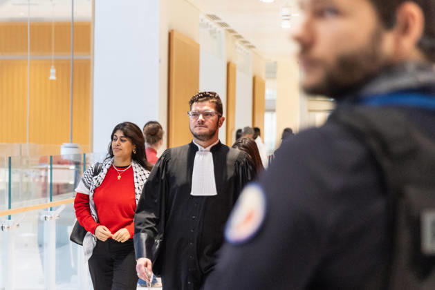 French MEP Rima Hassan at Paris Courthouse for trial over alleged apology of terrorism PARIS, FRANCE - OCTOBER 19: French member of the European Parliament and member of La France Insoumise Rima Hassan is seen at the Paris Courthouse for her trial over alleged apology of terrorism, in Paris, France on October 19, 2026. Ibrahim Ezzat Anadolu Paris France. Editorial use only. Please get in touch for any other usage.  Copyright: x2026xAnadoluxIbrahimxEzzatx