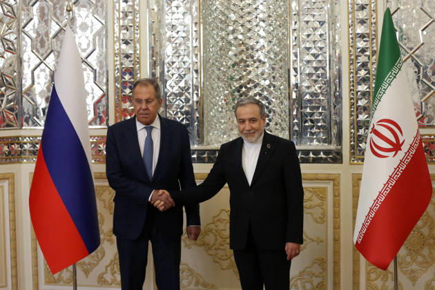 Russian Foreign Minister Sergey Lavrov holds official talks in Tehran TEHRAN, IRAN - OCTOBER 19: ( RESTRICTIONS: NO Access Israel Media Persian Language TV Stations Outside Iran Strictly No Access BBC Persian VOA Persian Manoto TV Iran International TV ) Iranian Foreign Minister Abbas Araghchi (R) meets with Russian Foreign Minister Sergey Lavrov (L), who arrived in Tehran for an official working visit, in Tehran, Iran, on October 19, 2026. Fatemeh Bahrami Anadolu Tehran Iran. Editorial use only. Please get in touch for any other usage.  Copyright: x2026xAnadoluxFatemehxBahramix
